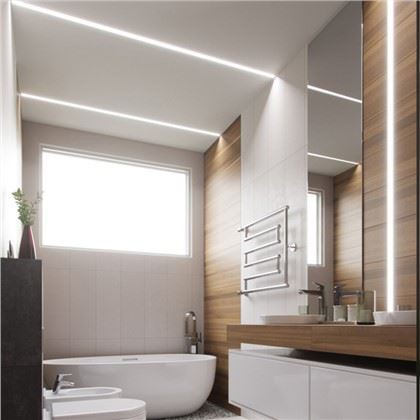 Perfil de aluminio de luces de tira led