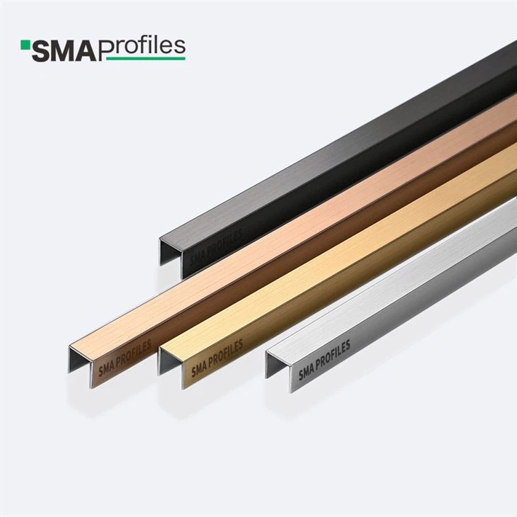 U-shape Stainless Steel Edging Profiles